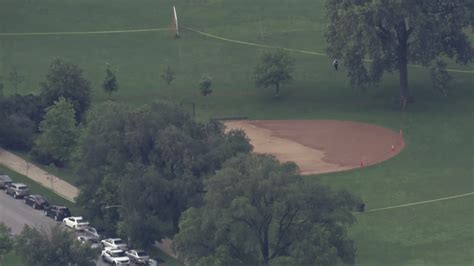 Man found fatally stabbed at baseball diamond in Uptown, police say